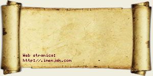 Isak Veličković vizit kartica